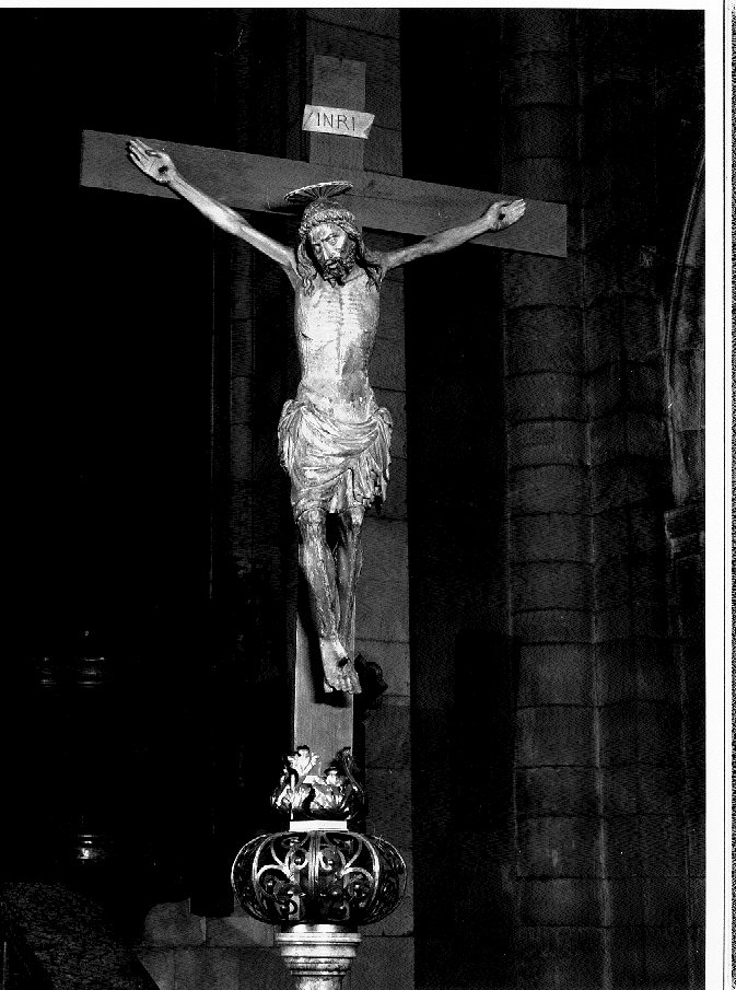 Cristo crocifisso (scultura) - ambito vicentino (sec. XV)