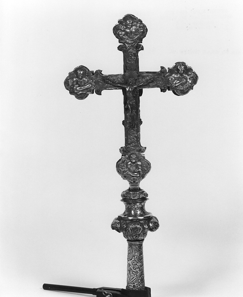 croce processionale - ambito veneziano (sec. XVIII)