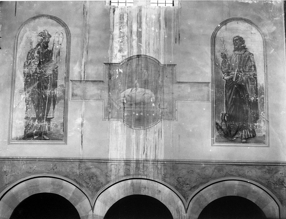 San Zeno/ San Giovanni Evangelista (dipinto) - ambito veronese (primo quarto sec. XX)