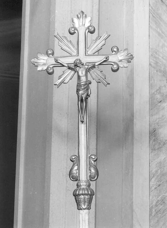 croce processionale - ambito veronese (inizio sec. XIX)
