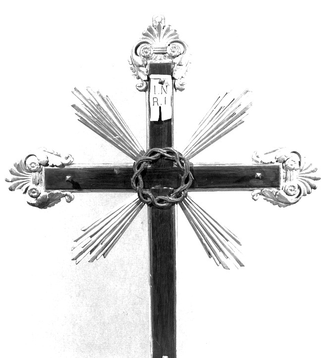 croce processionale - ambito veronese (seconda metà sec. XVIII)