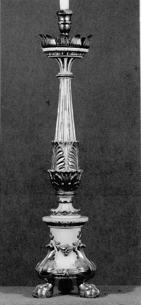 candeliere - ambito veneto (fine sec. XVIII)