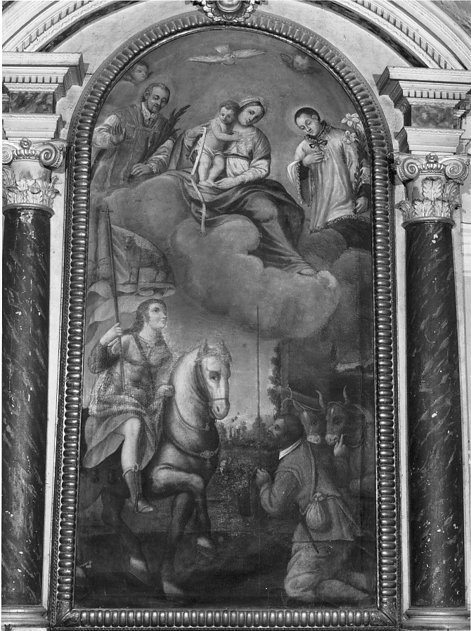 Madonna con Bambino e Santi (dipinto) - ambito veronese (terzo quarto sec. XIX)
