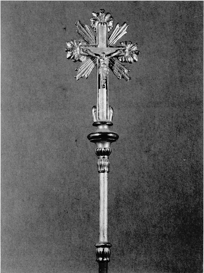 croce processionale - ambito veneto (prima metà sec. XIX)