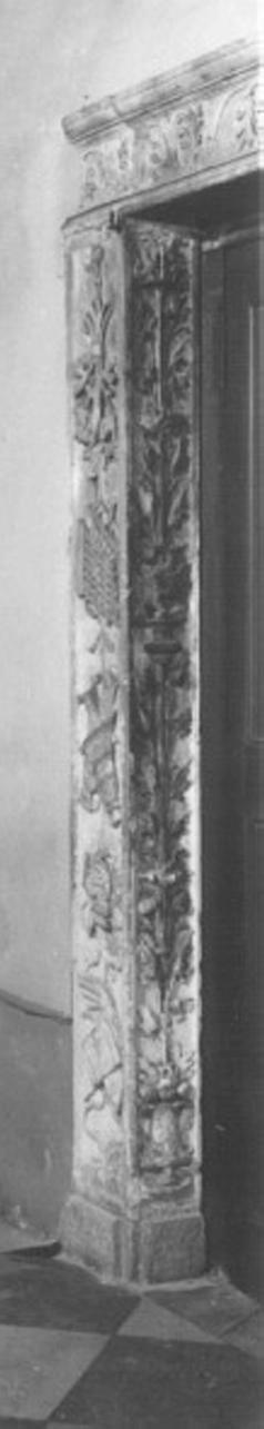 motivi decorativi a candelabra (rilievo) di Tommaso Da Lugano (attribuito) (sec. XV)