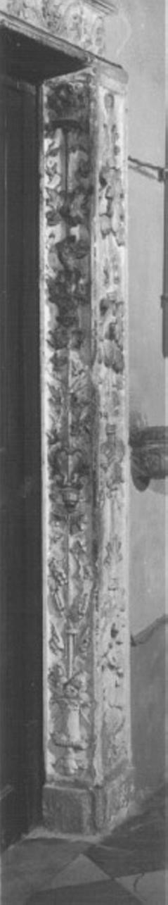 motivi decorativi a candelabra (rilievo) di Tommaso Da Lugano (attribuito) (sec. XV)