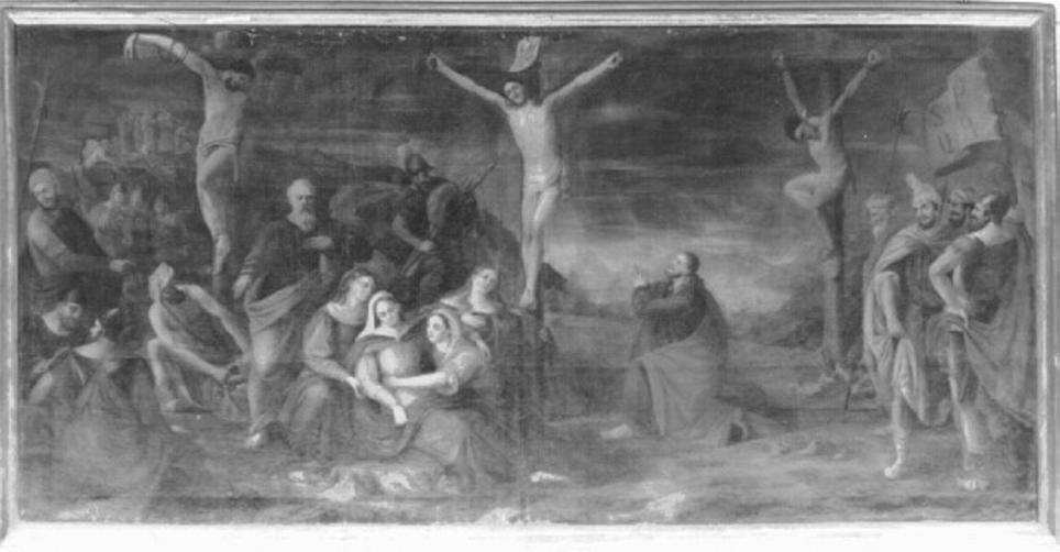 crocifissione (dipinto) di Ciesa Giacomo (sec. XVIII)