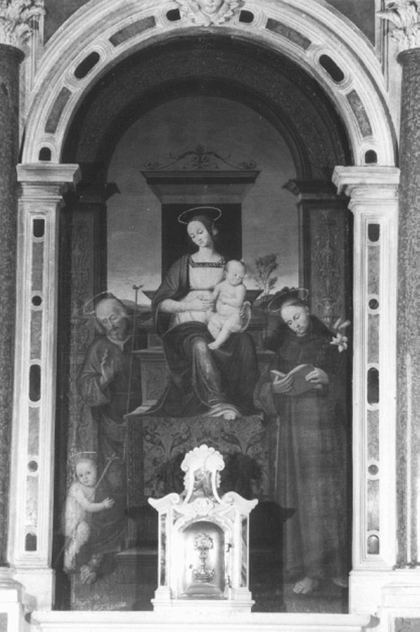 Madonna con Bambino e Santi (pala d'altare) - ambito veneto (secc. XVII/ XVIII)