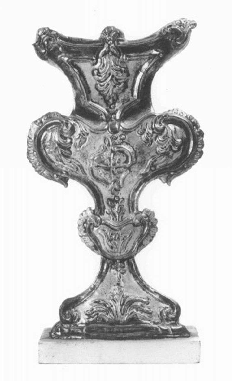 vaso d'altare con composizione floreale - ambito veneto (sec. XVIII)