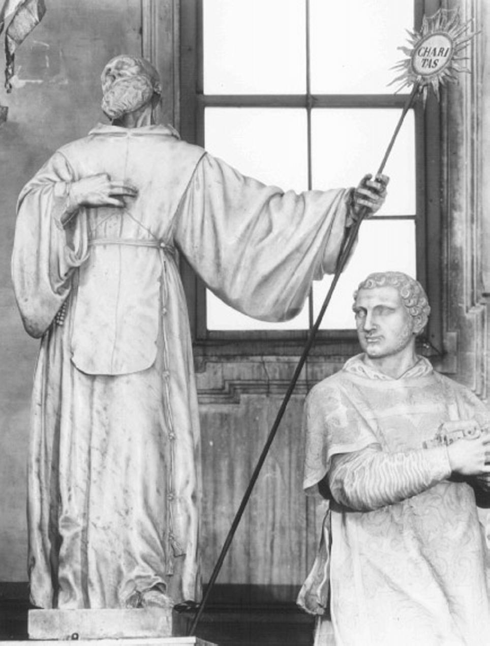 San Francesco di Paola (statua) di Marinali Orazio (sec. XVIII)