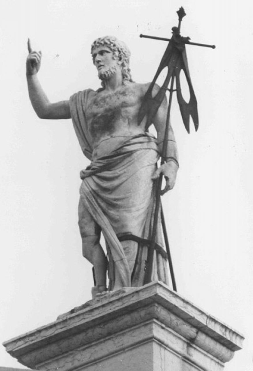 San Giovanni Battista (statua) di Rosa Antonio (cerchia) (sec. XIX)