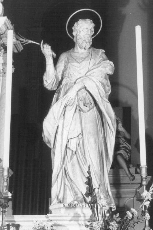 Santo (statua) di Bonazza Antonio (attribuito) (sec. XVIII)