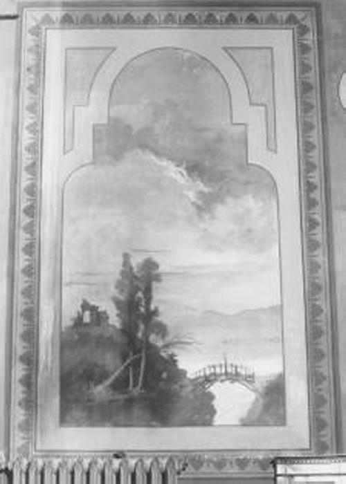 paesaggio (dipinto) di Bison Giuseppe Bernardino (maniera) (seconda metà sec. XIX)