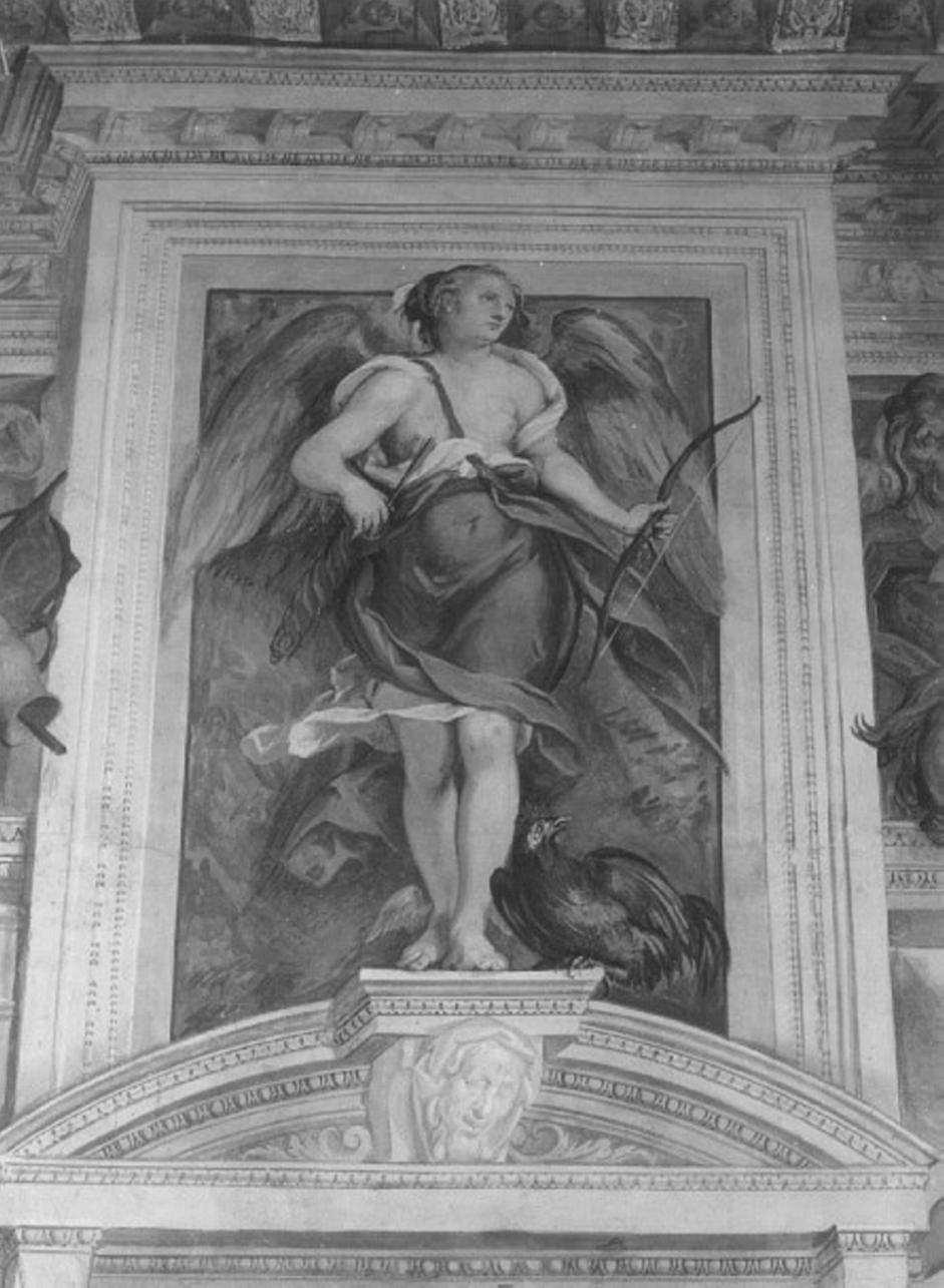 figura allegorica femminile (dipinto) di Vassillacchi Antonio detto Aliense (fine/inizio secc. XVI/ XVII)