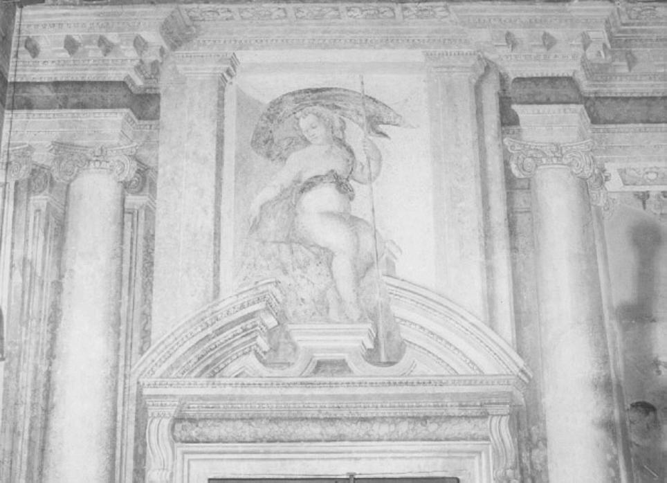 figura allegorica femminile (dipinto) - ambito veneto (seconda metà sec. XVII)