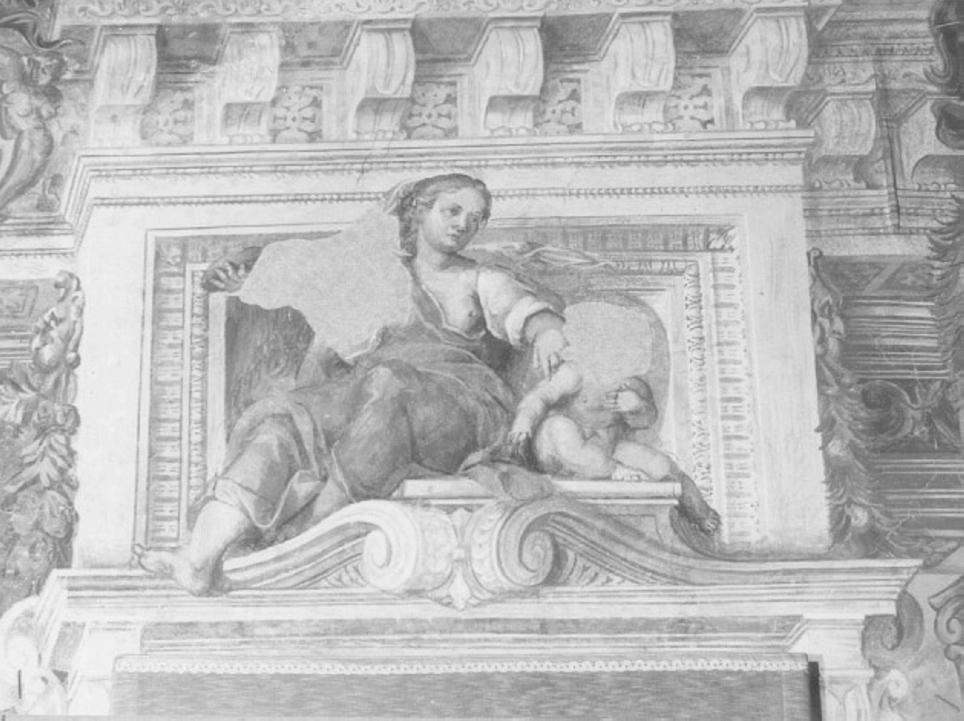 Carità (dipinto) di De Ferrari Antonio detto Foler (attribuito) (fine sec. XVI)