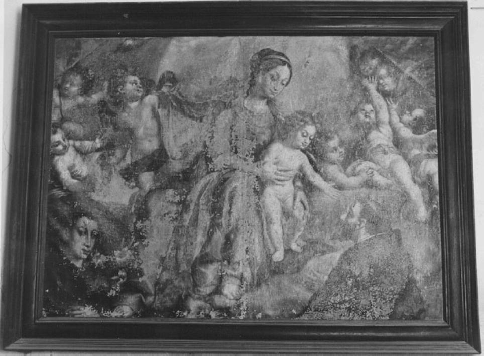 Madonna con Bambino e Santi (dipinto) - ambito veneto (secc. XVII/ XVIII)