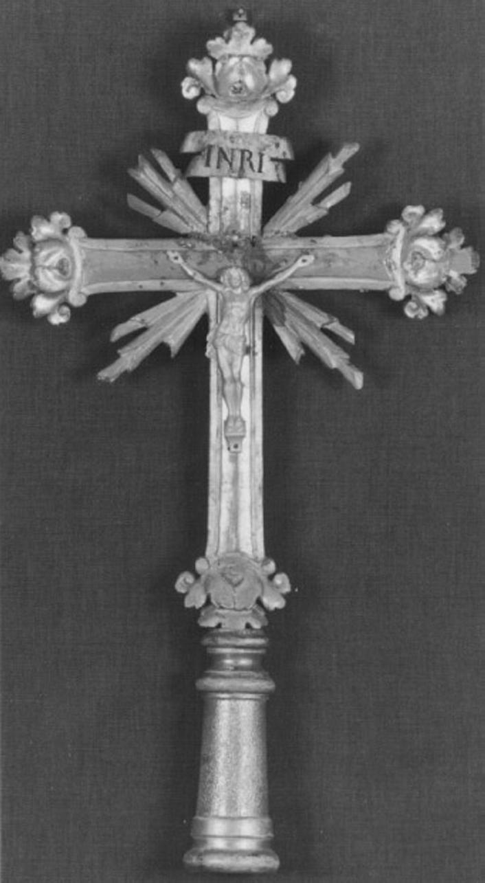 croce portatile - ambito veneto (sec. XVIII)