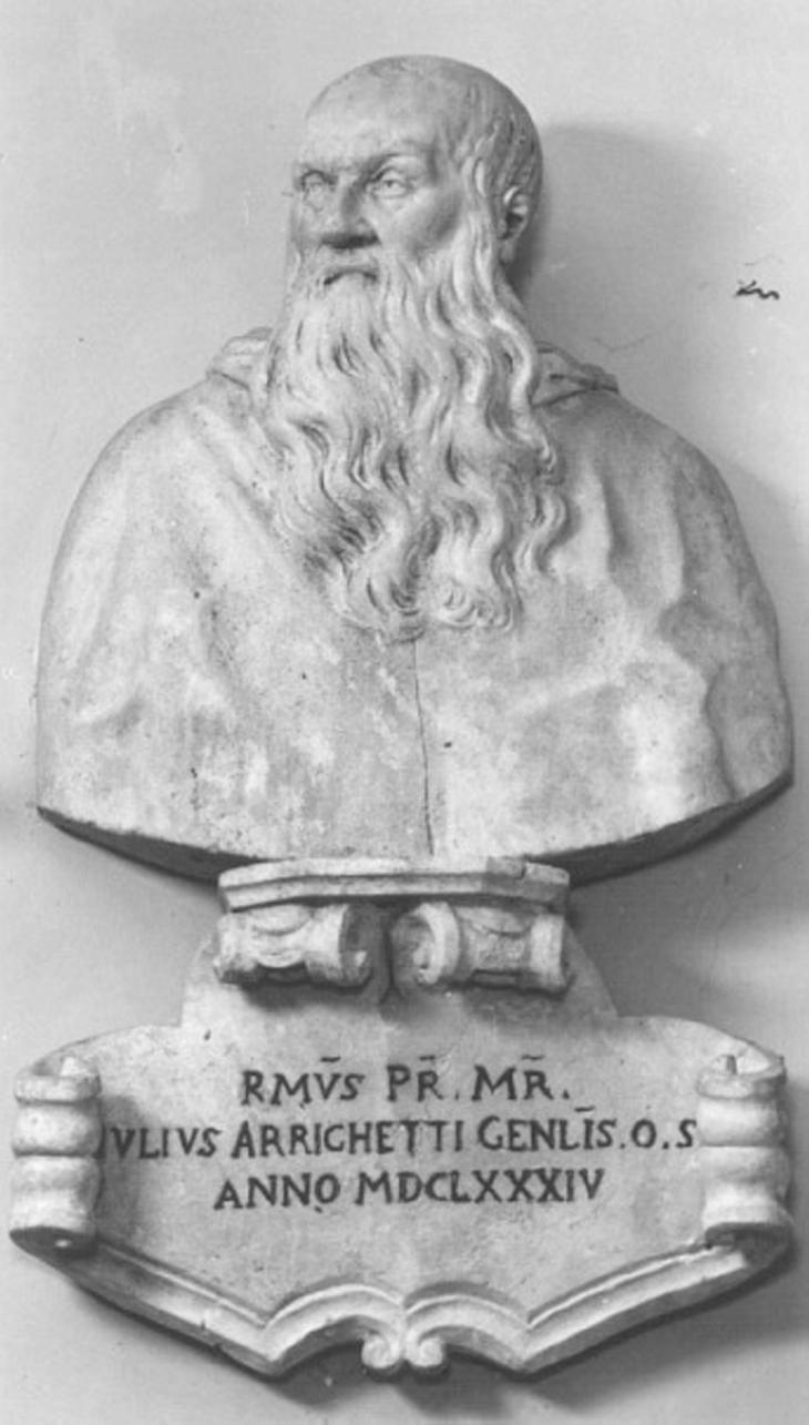 busto ritratto d'uomo (statua, elemento d'insieme) di Marinali Orazio (cerchia) (sec. XVIII)