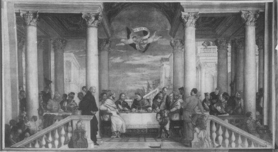 cena di San Gregorio (dipinto) di Caliari Paolo detto Veronese (sec. XVI)
