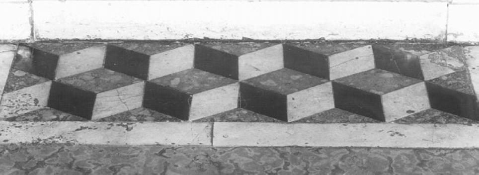 motivi decorativi geometrici (pavimento) - ambito veneto (prima metà sec. XVII)