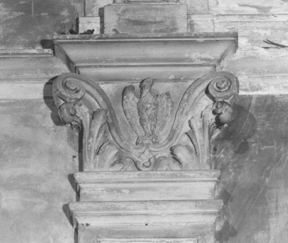 angelo (capitello, serie) di Squarise Francesco (attribuito), Piva Luigi (attribuito) (sec. XIX)