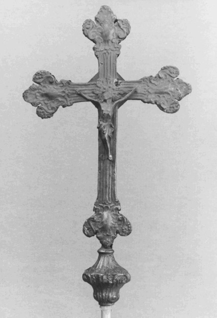 Cristo crocifisso (croce processionale) - manifattura veneta (sec. XVIII)