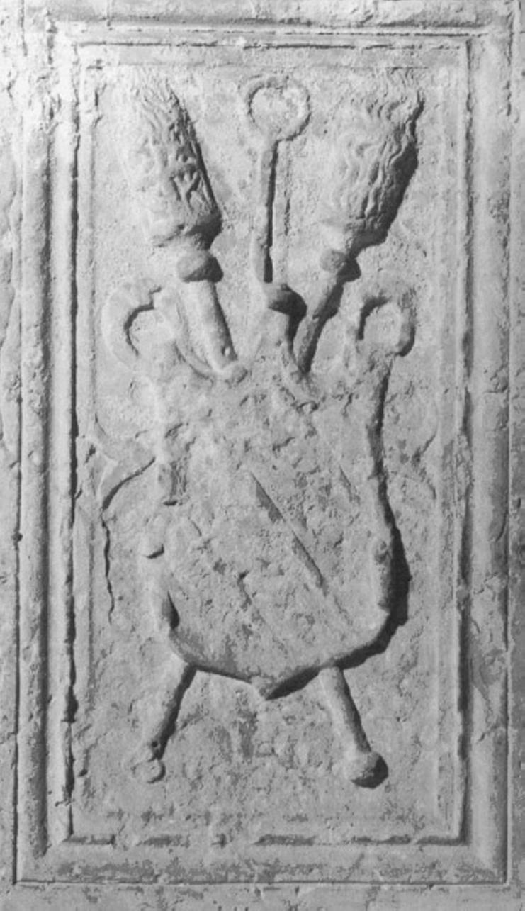 stemma (rilievo) di Giovanni Di Giacomo Da Porlezza (attribuito) (secc. XV/ XVI)
