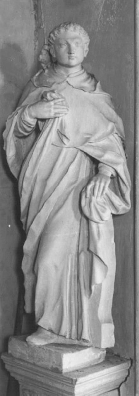 Santo (statua) di Calvi Giovanni (attribuito) (secc. XVII/ XVIII)