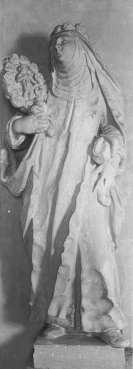 Santa Rosa da Lima (statua) di Calvi Giovanni (attribuito) (secc. XVII/ XVIII)