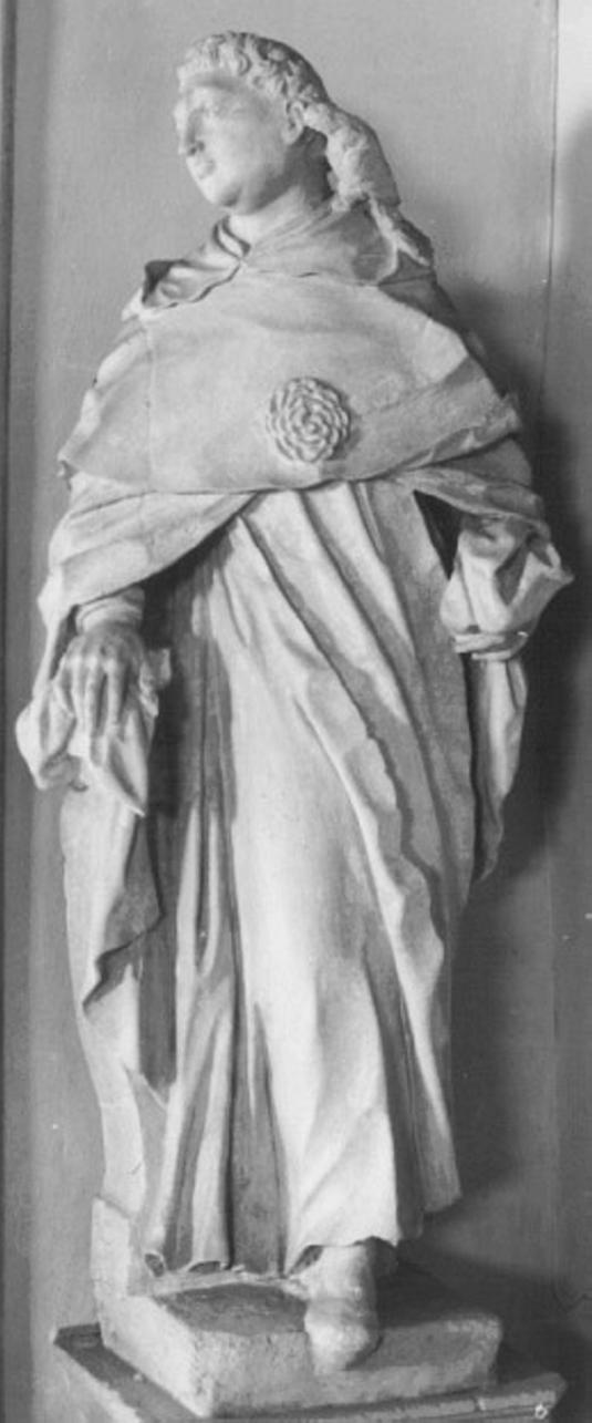 beato (statua) di Calvi Giovanni (attribuito) (secc. XVII/ XVIII)