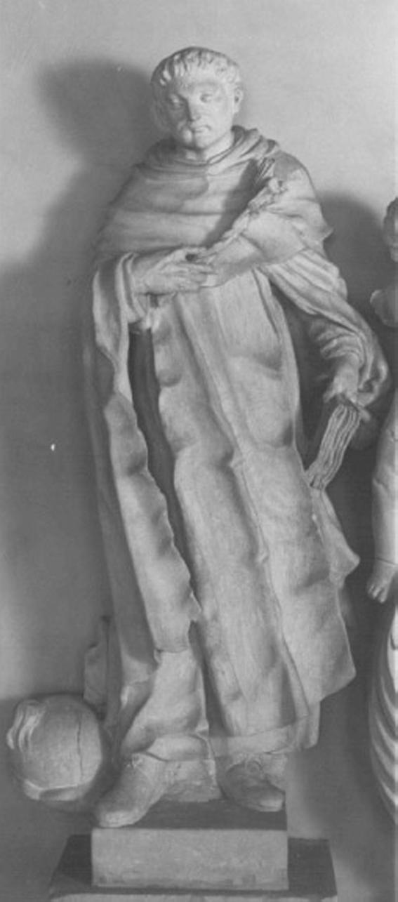 San Domenico (statua) di Calvi Giovanni (attribuito) (secc. XVII/ XVIII)