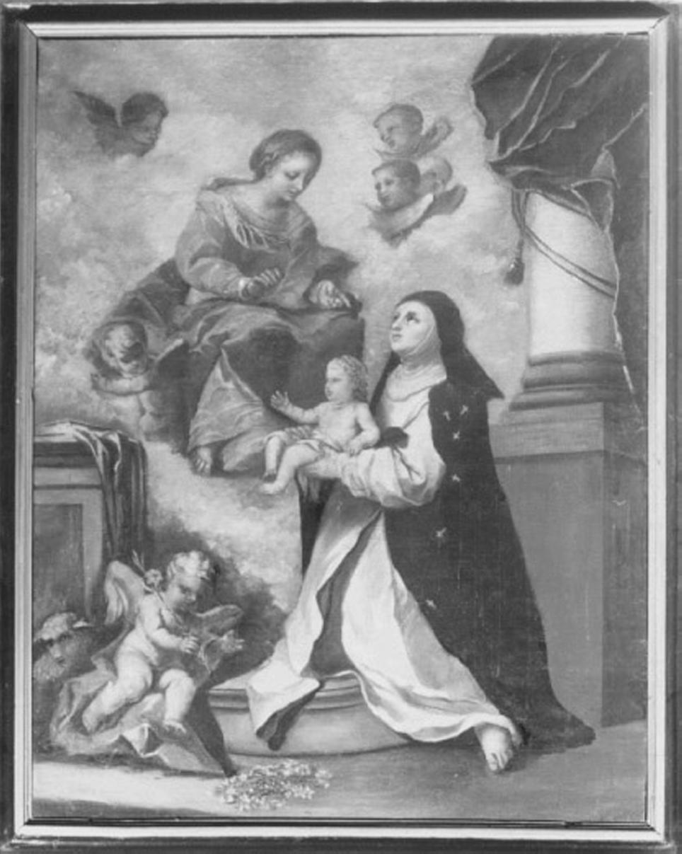 Madonna con Bambino (dipinto) di De Pieri Giovanni Antonio detto Zoppo Vicentino (attribuito) (prima metà sec. XVIII)