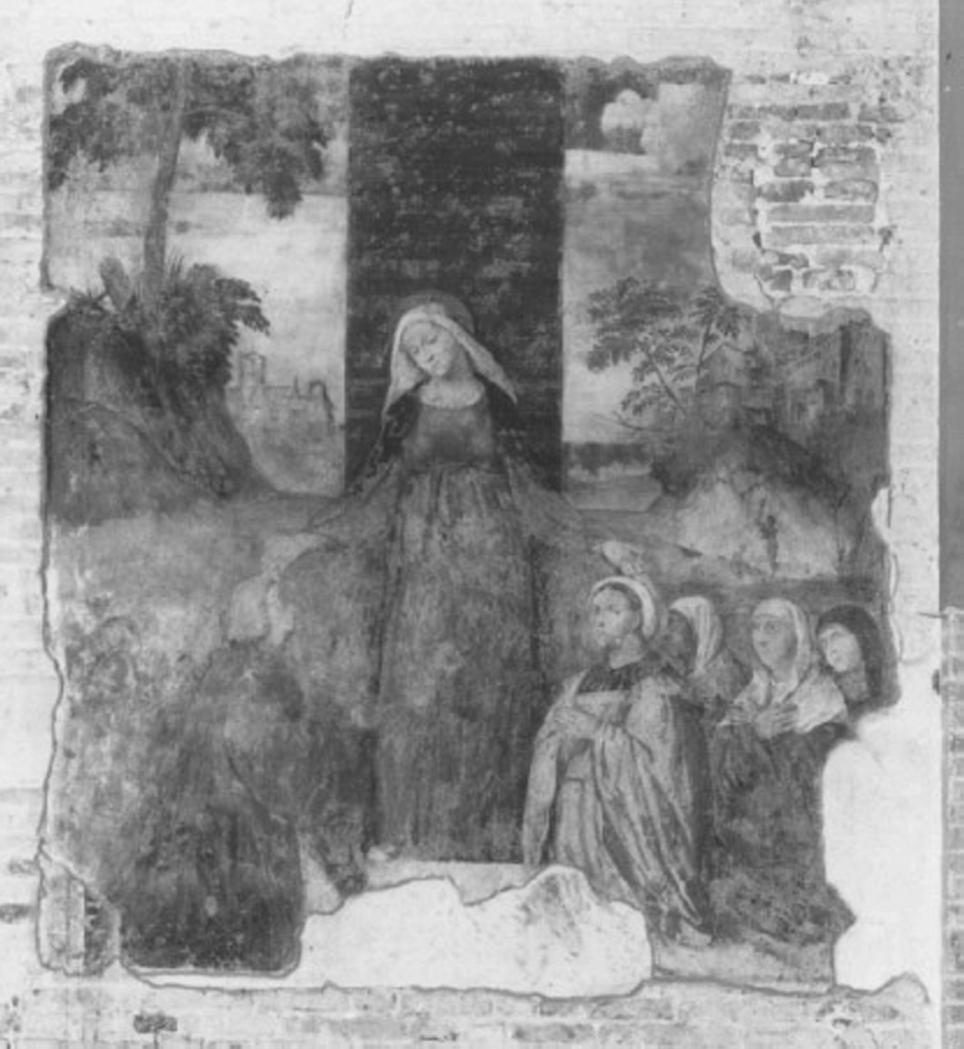 Madonna (dipinto) di Fogolino Marcello (attribuito) (sec. XVI)