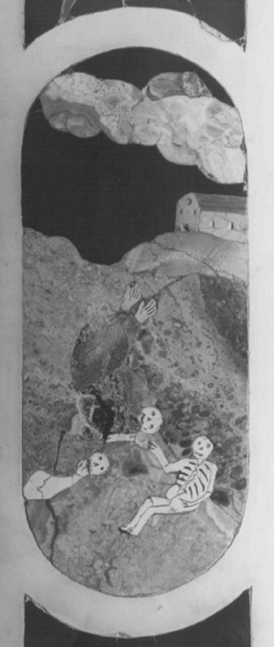 Ezechiele ha la visione della valle delle ossa inaridite (decorazione a intarsio) di Bovio Da Feltre, Corbarelli Antonio, Corbarelli Domenico, Corbarelli Francesco, Corbarelli Benedetto (sec. XVII)