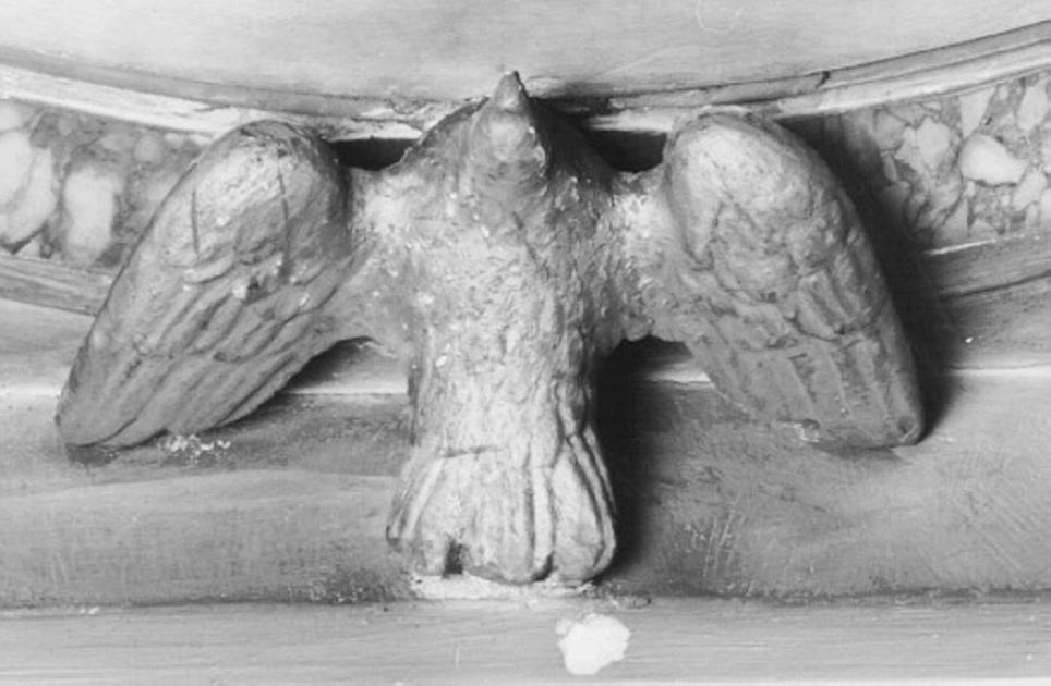 colomba dello Spirito Santo (decorazione plastica) - ambito veneto (sec. XVII)