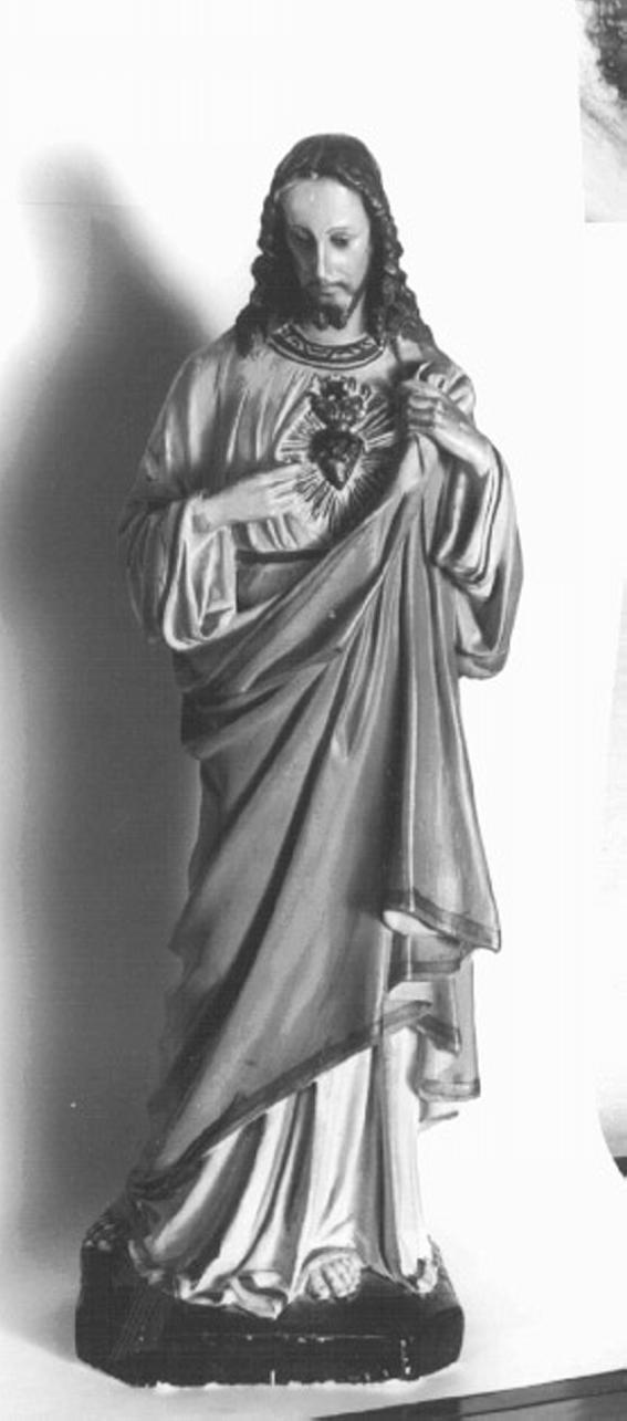 Sacro cuore di Gesu' (statua) - ambito veneto (prima metà sec. XX)