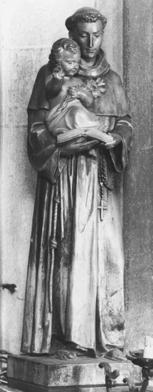 S. Antonio col Bambino Gesu' (statua) di Demetz Vincenzo figlio (fine/inizio secc. XIX/ XX)