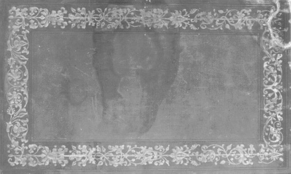 motivo decorativo floreale (dipinto, serie) - ambito veneto (sec. XIX)
