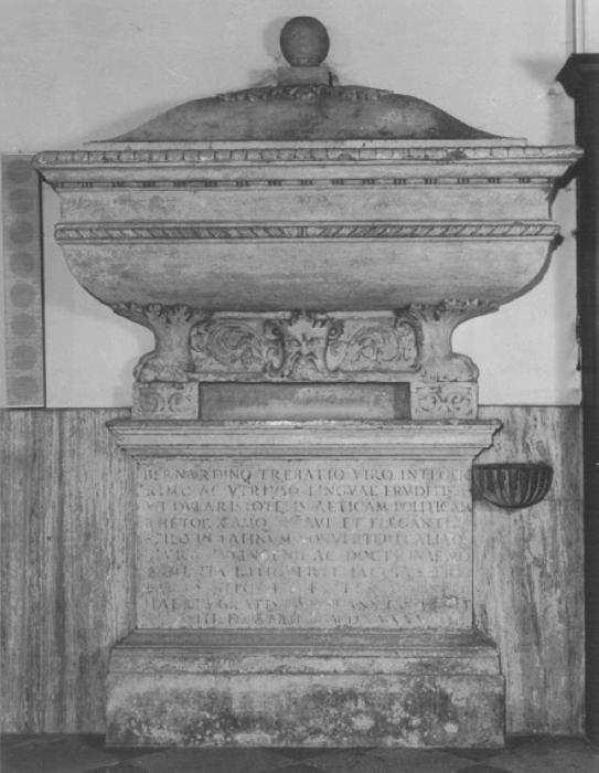 monumento funebre di Giacomo Di Giacomo Da Porlezza detto Pedemuro (bottega) (seconda metà sec. XVI)