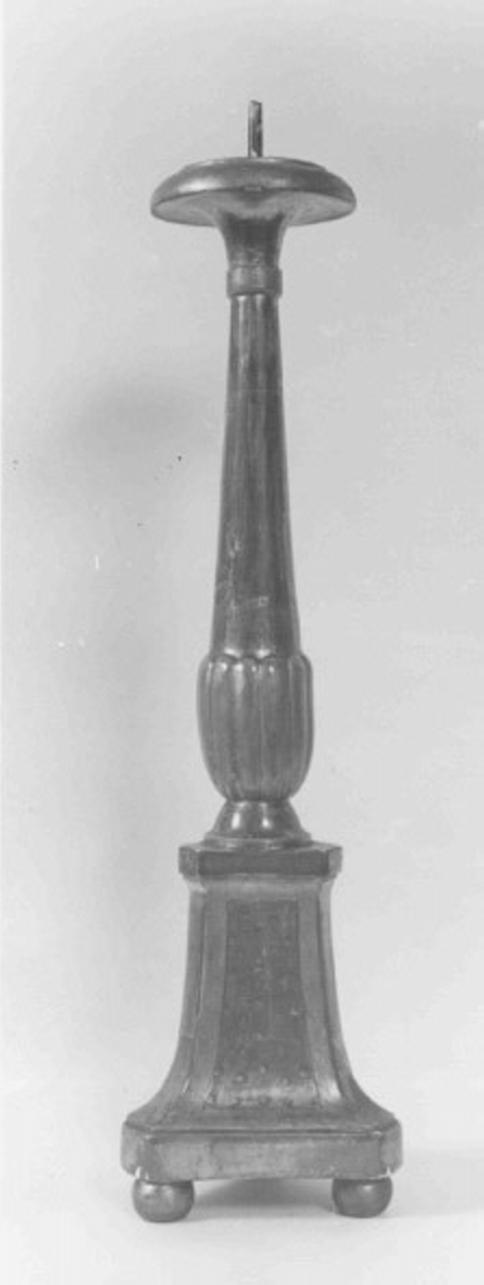 candeliere d'altare - ambito veneto (secc. XIX/ XX)