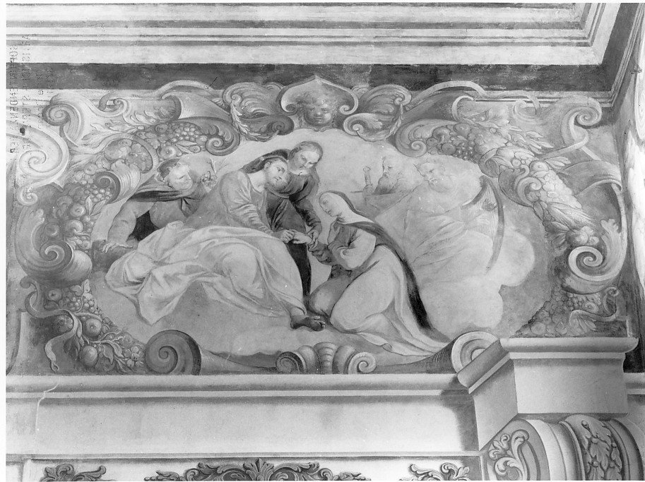 matrimonio mistico di Santa Caterina da Siena (dipinto) di Marchesini Alessandro (sec. XVII)