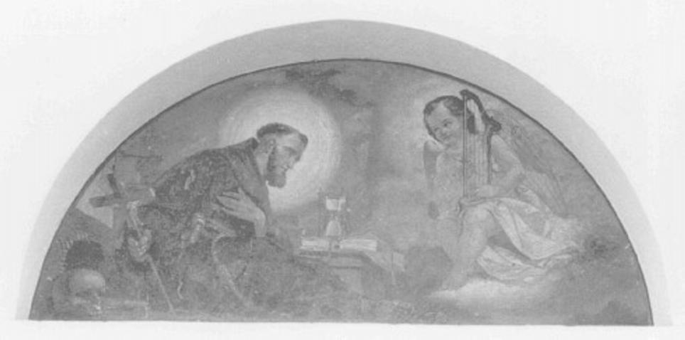 estasi di San Francesco d'Assisi (dipinto) di Pitacco Rocco (sec. XIX)