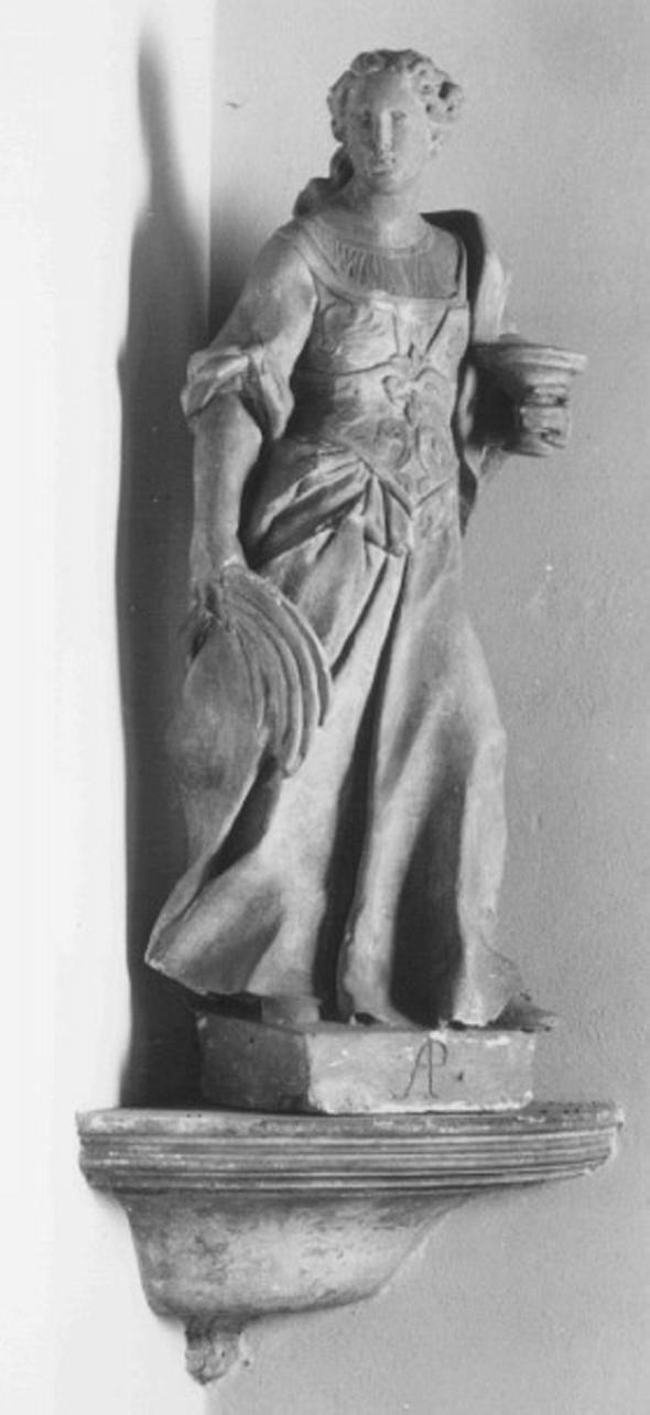 Santa Lucia (statua) di Peracca Andrea (attribuito) (sec. XVII)