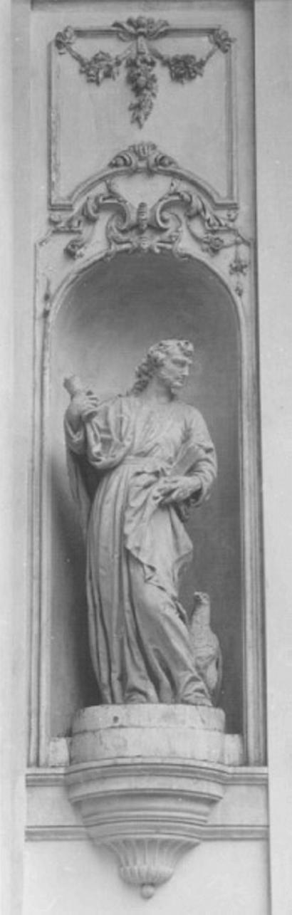 San Giovanni Evangelista (statua) di Cassetti Giacomo (sec. XVIII)