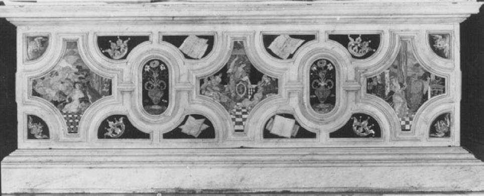 paliotto, elemento d'insieme di Longhena Baldassarre (attribuito), Corbarelli Benedetto (bottega) (sec. XVII)