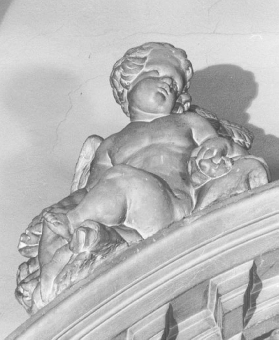 cherubino (statua, elemento d'insieme) di Cassetti Giacomo (attribuito) (fine/inizio secc. XVII/ XVIII)