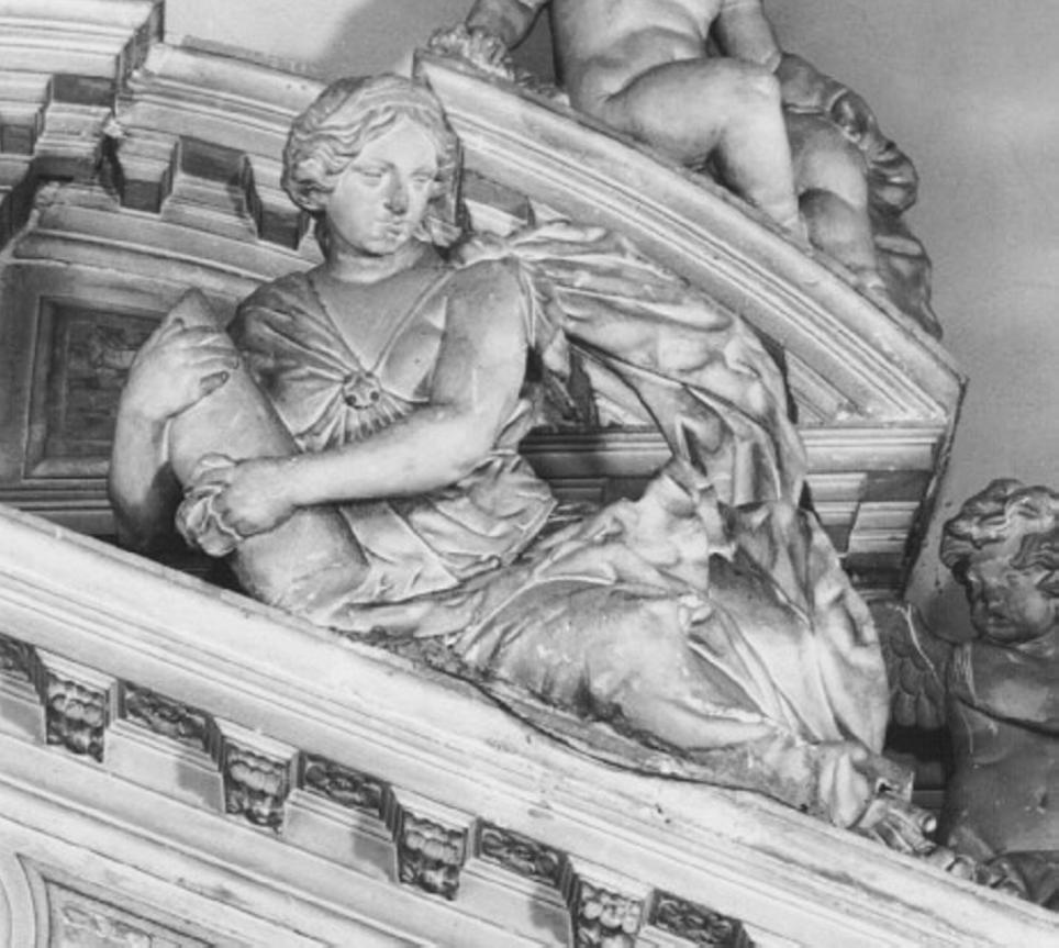 statua, elemento d'insieme di Cassetti Giacomo (attribuito) (fine/inizio secc. XVII/ XVIII)