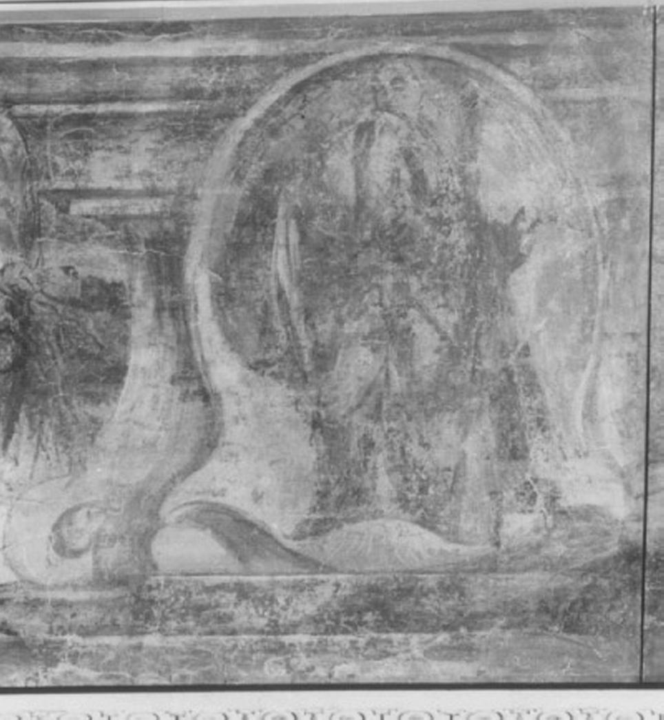 figura allegorica femminile (dipinto) di Tiozzo C. B (sec. XX)