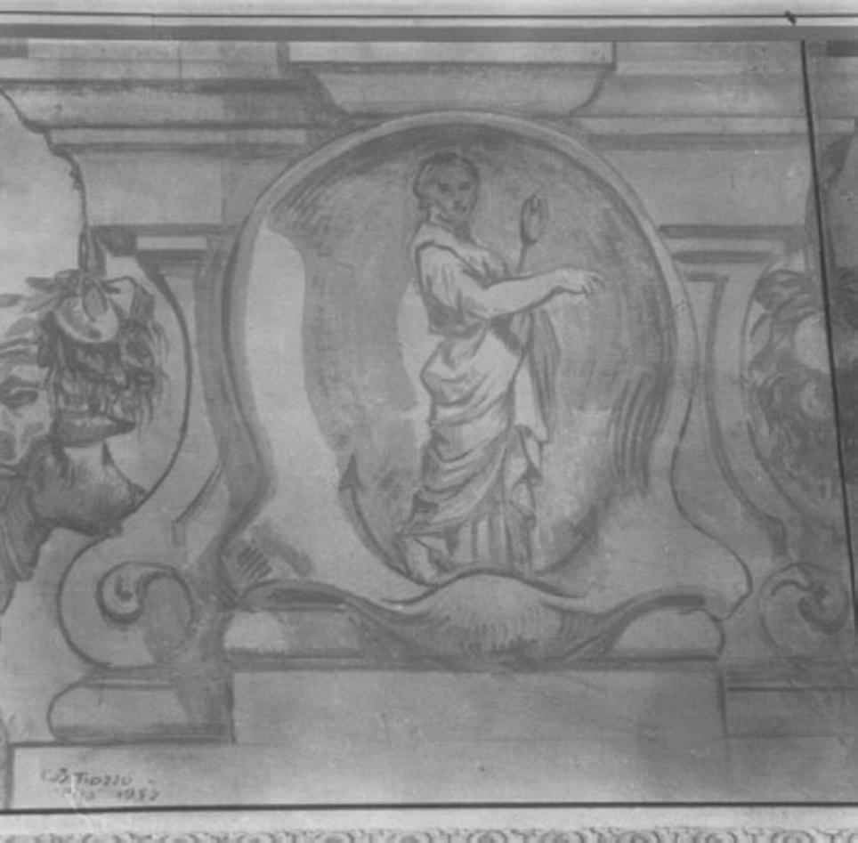 allegoria della Speranza (dipinto) di Tiozzo C. B (sec. XX)